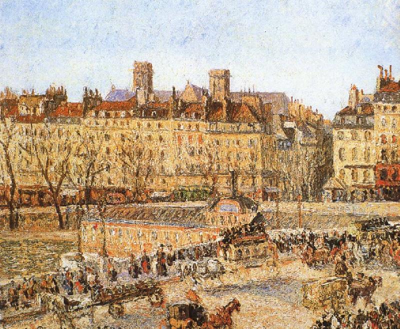 Camille Pissarro Bank on the afternoon of Spain oil painting art